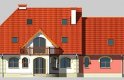 Projekt domu jednorodzinnego LK&342 - elewacja 4