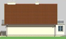 Elewacja projektu LK&356 - 1 - wersja lustrzana