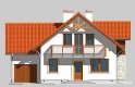 Projekt domu jednorodzinnego LK&361 - elewacja 1