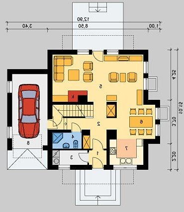 PARTER LK&361 - wersja lustrzana