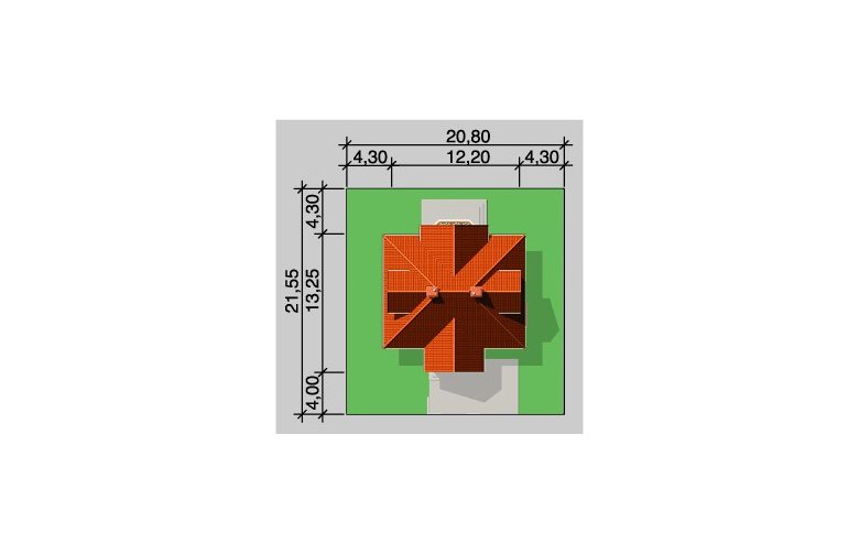 Projekt domu jednorodzinnego LK&362 - Usytuowanie