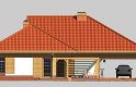 Projekt domu dwurodzinnego LK&364 - elewacja 1