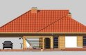 Projekt domu dwurodzinnego LK&364 - elewacja 1