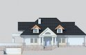 Projekt domu piętrowego LK&916 - elewacja 1