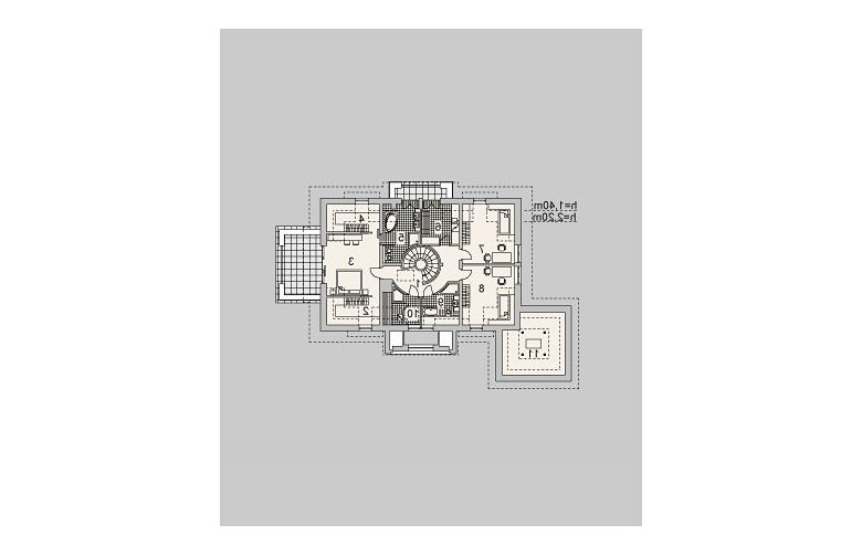 Projekt domu piętrowego LK&916 - poddasze
