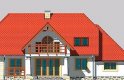 Projekt domu piętrowego LK&369 - elewacja 3