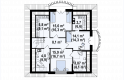 Projekt domu jednorodzinnego Z18 - rzut poddasza