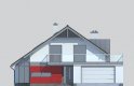 Projekt domu jednorodzinnego LK&895 - elewacja 1