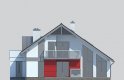 Projekt domu jednorodzinnego LK&895 - elewacja 3