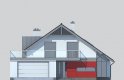 Projekt domu jednorodzinnego LK&895 - elewacja 1