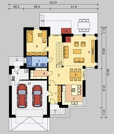 PARTER LK&895 - wersja lustrzana