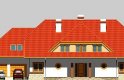 Projekt domu jednorodzinnego LK&396 - elewacja 1