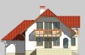 Projekt domu jednorodzinnego LK&400 - elewacja 2