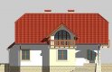Projekt domu jednorodzinnego LK&400 - elewacja 3