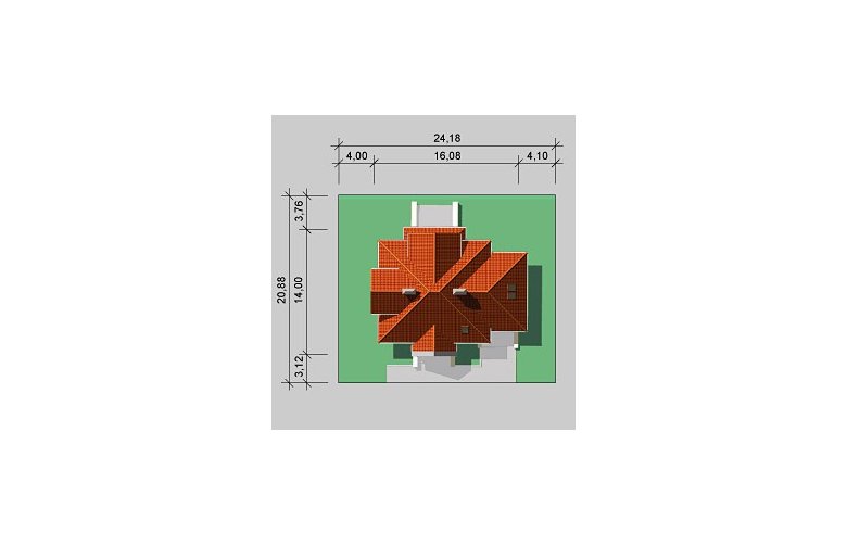 Projekt domu jednorodzinnego LK&402 - Usytuowanie