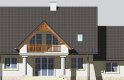 Projekt domu jednorodzinnego LK&422 - elewacja 3