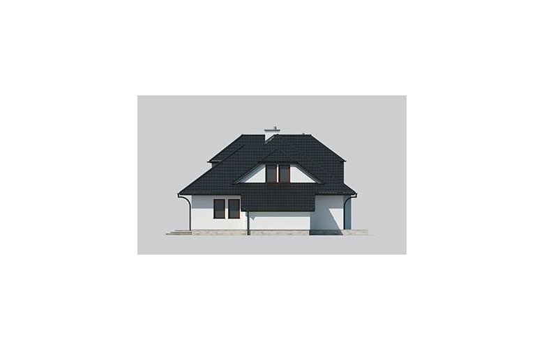 Projekt domu jednorodzinnego LK&426 - elewacja 4