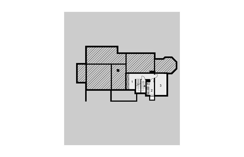 Projekt domu jednorodzinnego LK&426 - piwnica