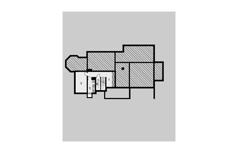 Projekt domu jednorodzinnego LK&426 - piwnica