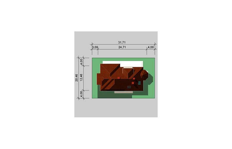 Projekt domu jednorodzinnego LK&426 - Usytuowanie