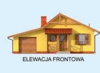 Elewacja projektu BOLZANO dom letniskowy - 1