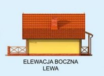 Elewacja projektu BOLZANO dom letniskowy - 2