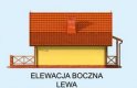 Projekt domu letniskowego BOLZANO dom letniskowy - elewacja 2