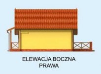 Elewacja projektu BOLZANO dom letniskowy - 4