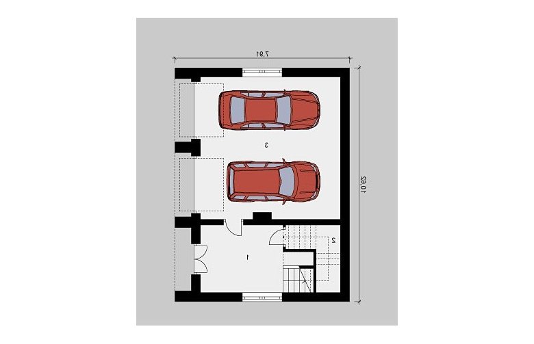 Projekt domu jednorodzinnego G26 - parter