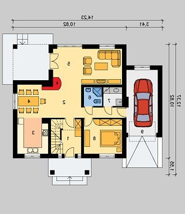 PARTER LK&455 - wersja lustrzana