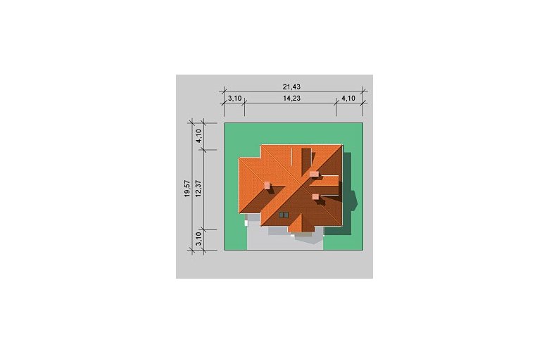 Projekt domu jednorodzinnego LK&455 - Usytuowanie