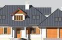 Projekt domu jednorodzinnego LK&458 - elewacja 1
