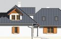 Projekt domu jednorodzinnego LK&458 - elewacja 4