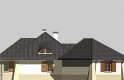 Projekt domu piętrowego LK&465 - elewacja 3