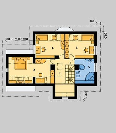 PODDASZE LK&468 - wersja lustrzana