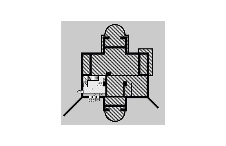Projekt domu jednorodzinnego LK&474 - piwnica