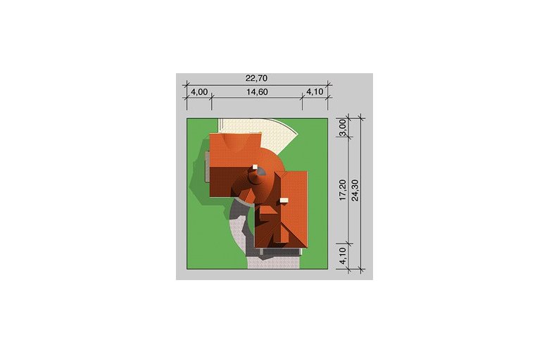 Projekt domu jednorodzinnego LK&477 - Usytuowanie