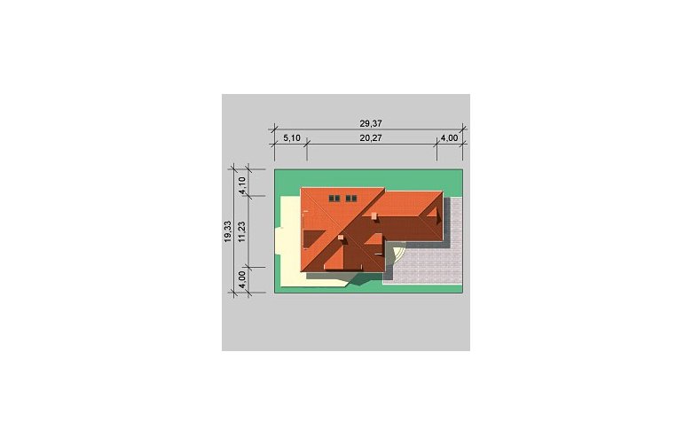 Projekt domu jednorodzinnego LK&478 - Usytuowanie