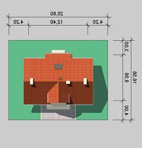 Usytuowanie budynku LK&479 w wersji lustrzanej