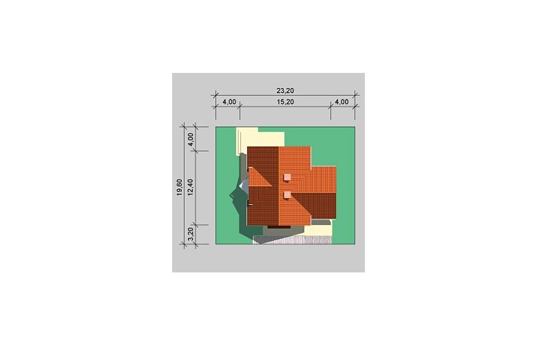 Projekt domu jednorodzinnego LK&480 - Usytuowanie