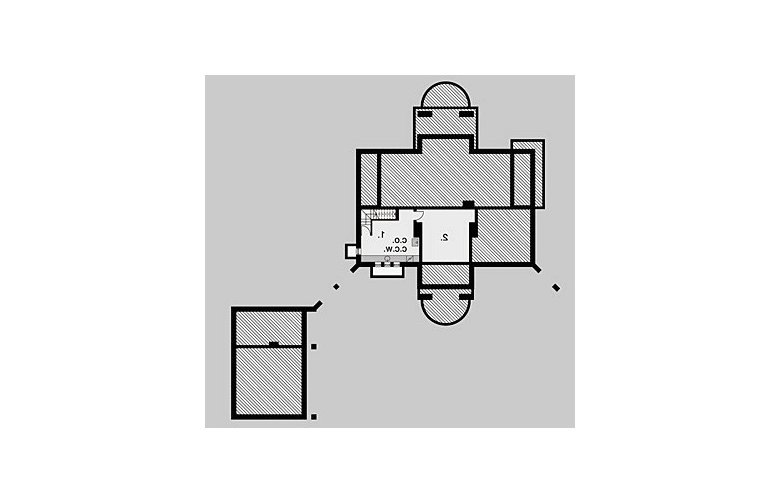Projekt domu piętrowego LK&481 - piwnica