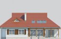 Projekt domu piętrowego LK&485 - elewacja 3