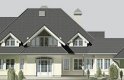 Projekt domu jednorodzinnego LK&491 - elewacja 1